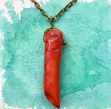 Load image into Gallery viewer, ‘Sea Bamboo’ necklace