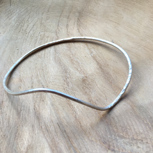 Load image into Gallery viewer, ‘Wave’ Sterling Silver Bangle
